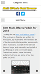 Mobile Screenshot of multieffectspedalreviews.com