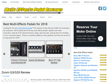 Tablet Screenshot of multieffectspedalreviews.com